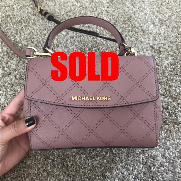 michael kors mauve crossbody